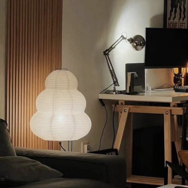 Paper Lantern Lamp Tripod Floor Lamp
